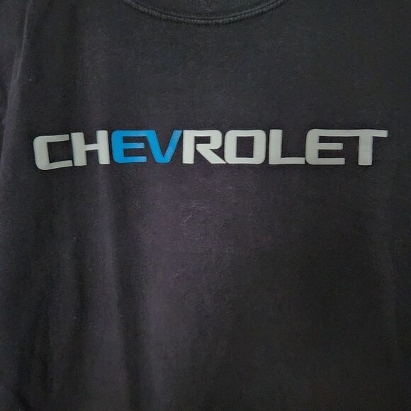 Gildan Soft Style Mens Chevrolet Graphix Black T-Shirt Size Medium - Picture 4 of 8